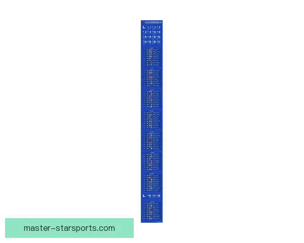 最新足球赛程全解析及关键比赛时间安排指南